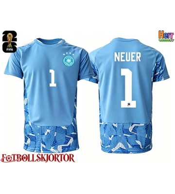 Tyskland Manuel Neuer #1 Målvakt Bortatröja VM 2026 Kortärmad